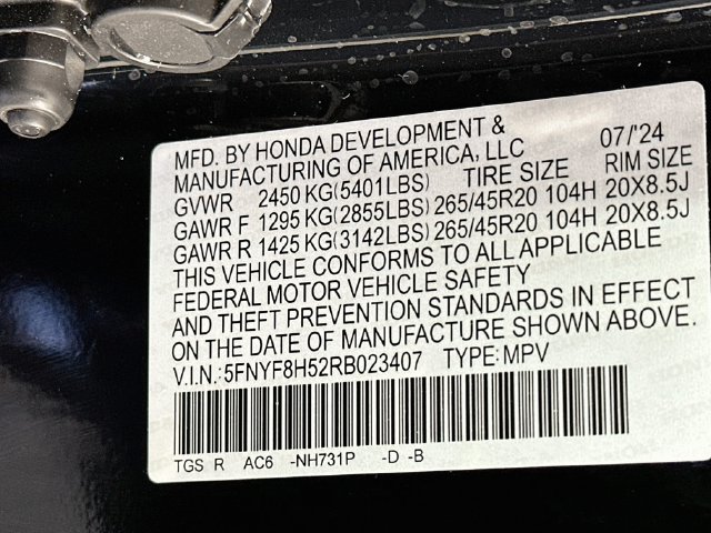 Certified 2024 Honda Passport EX-L image 35