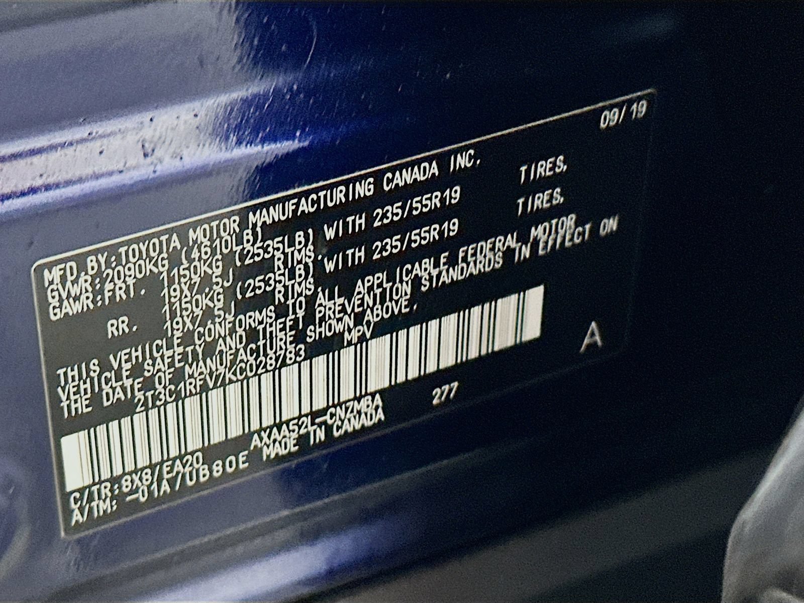 Used 2019 Toyota RAV4 XLE Premium FWD image 30
