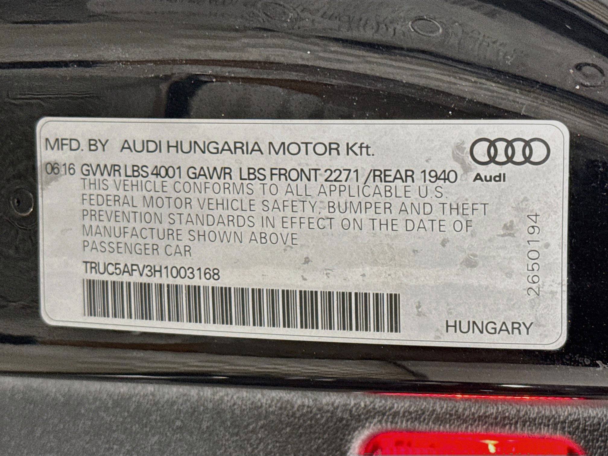 Used 2017 Audi TT 2.0T AWD/4WD image 38