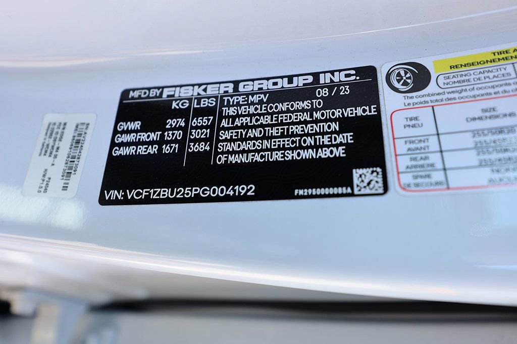 Used 2023 Fisker Ocean One AWD/4WD image 46