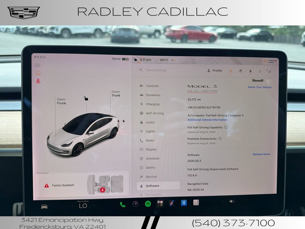 Used 2020 Tesla Model 3 Performance AWD/4WD image 8