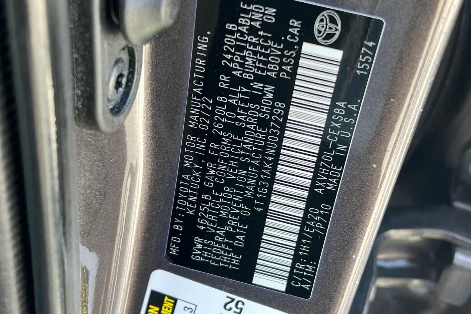 Used 2022 Toyota Camry SE w/ Cold Weather Package FWD image 35