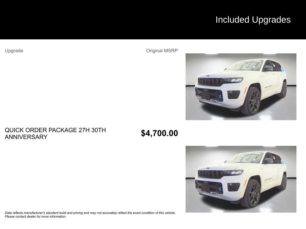 Used 2023 Jeep Grand Cherokee 30th Anniversary AWD/4WD image 3