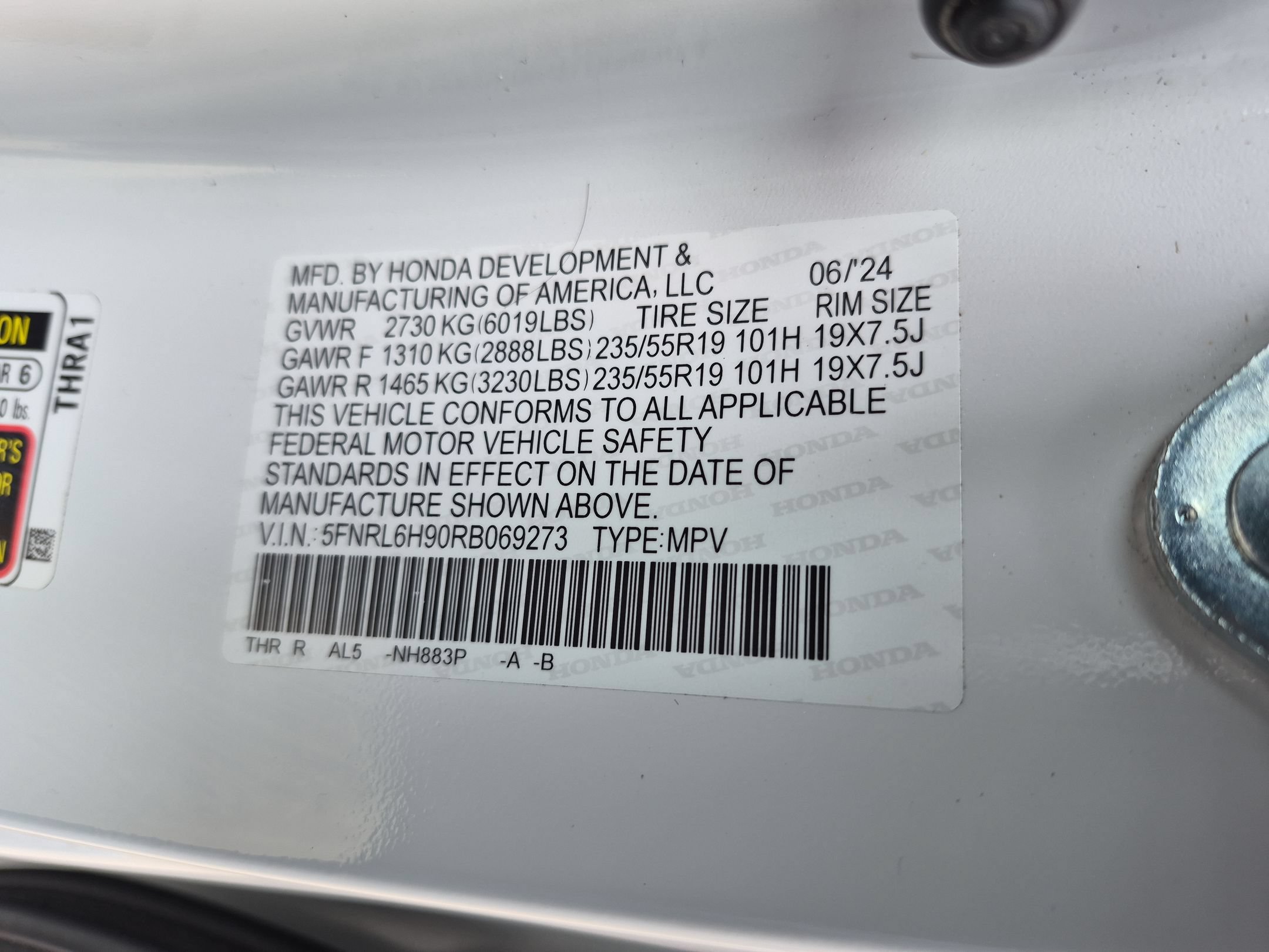 Certified 2024 Honda Odyssey Elite image 38