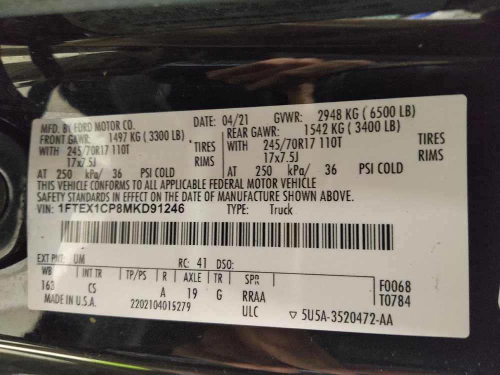 Used 2021 Ford F150 XL w/ Equipment Group 101A High image 33