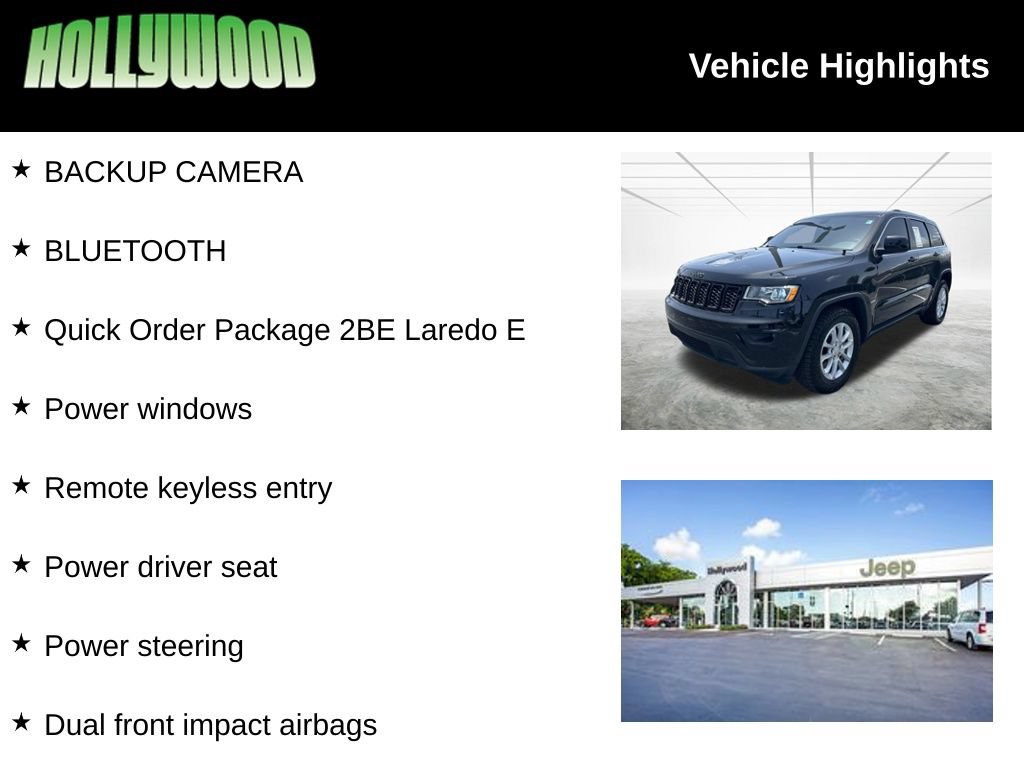 Used 2021 Jeep Grand Cherokee Laredo RWD image 3