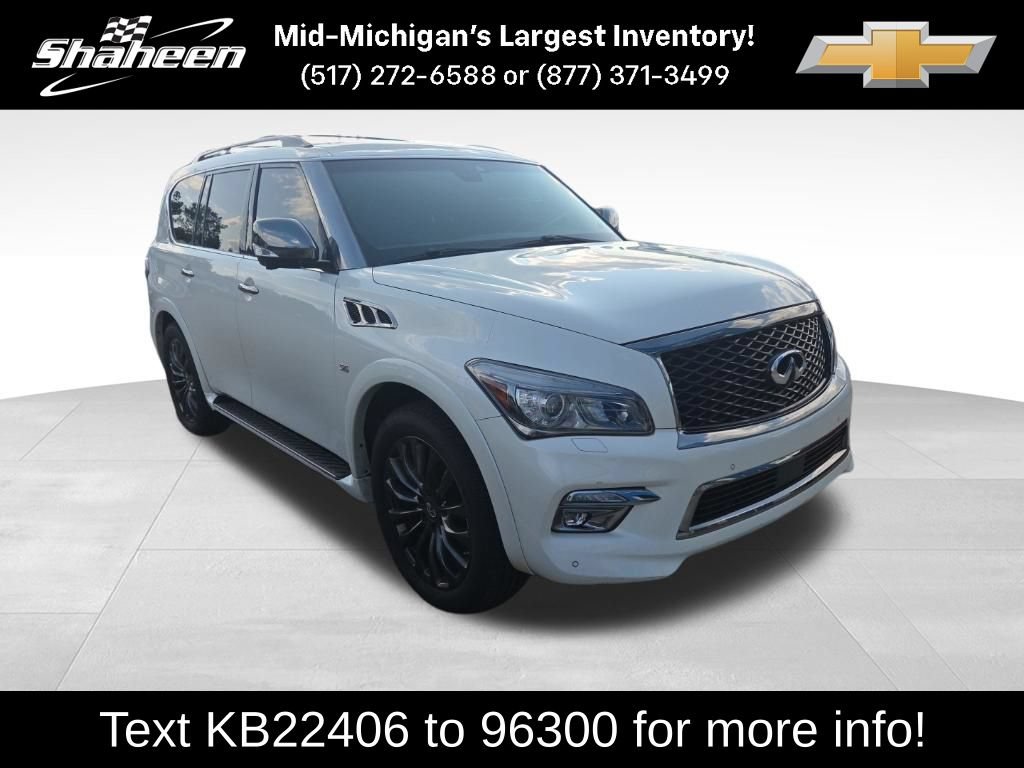 Used 2017 INFINITI QX80 Limited w/ All Season Package