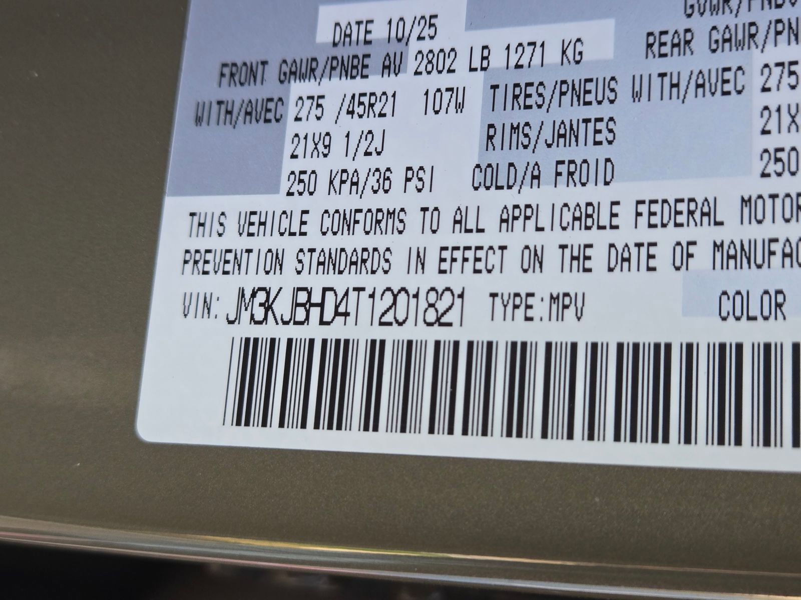 New 2026 MAZDA CX-70 3.3 Turbo w/ Preferred Package image 21