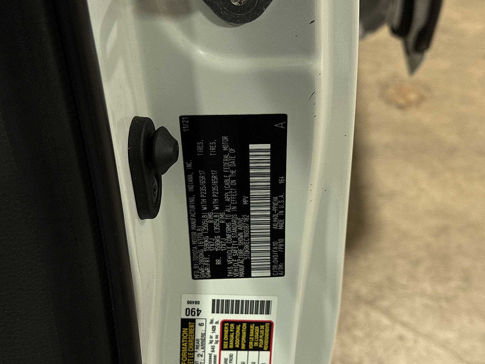Certified 2022 Toyota Sienna LE FWD image 14