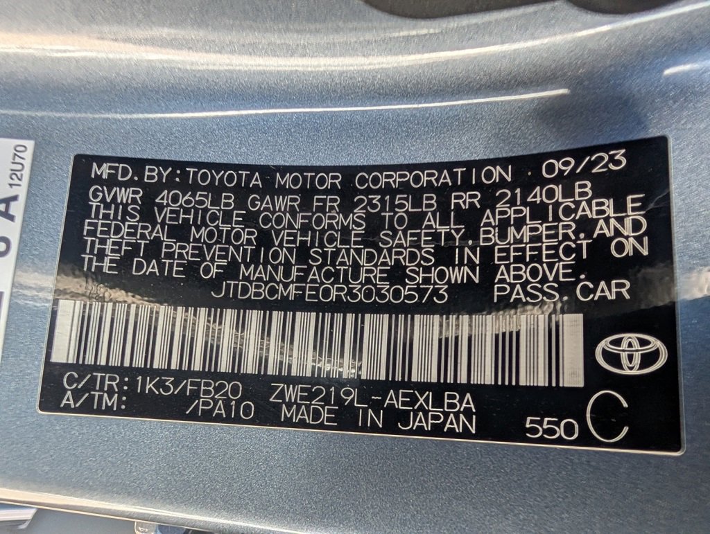 Used 2024 Toyota Corolla Hybrid Sedan image 22