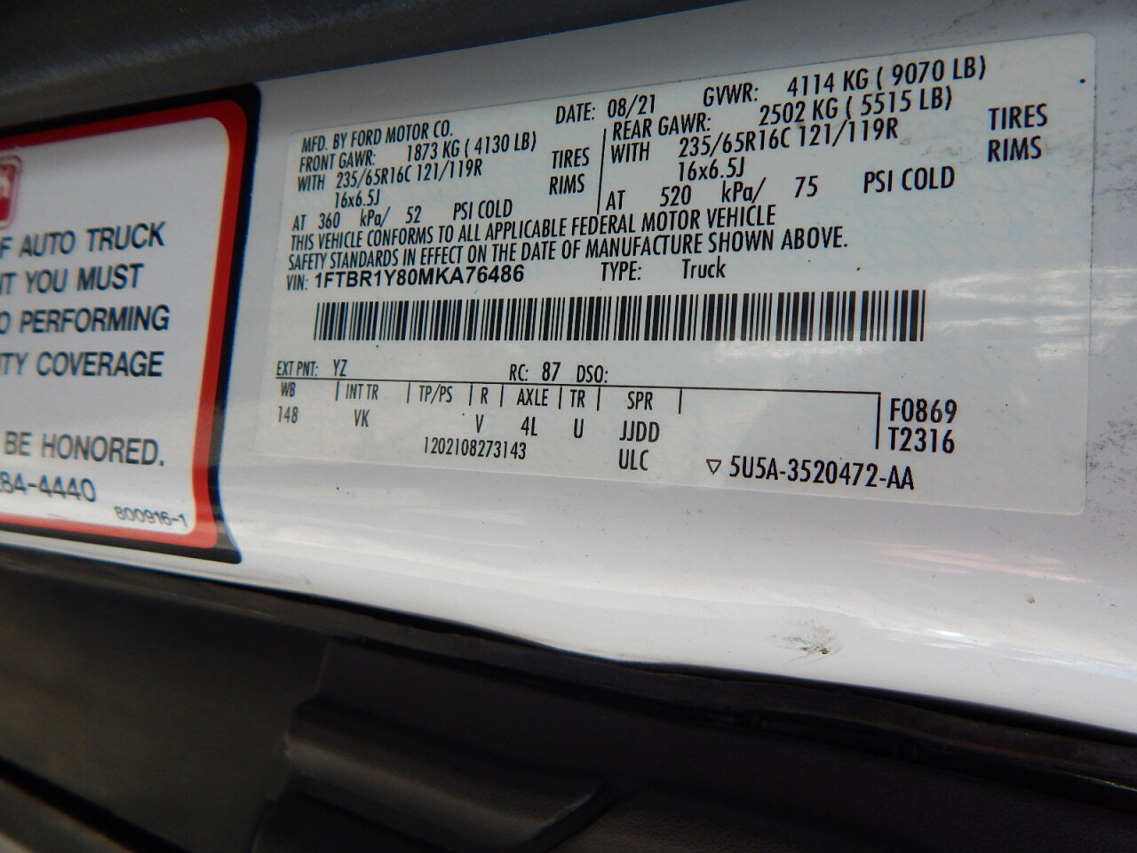 Used 2021 Ford Transit 250 Low Roof image 28