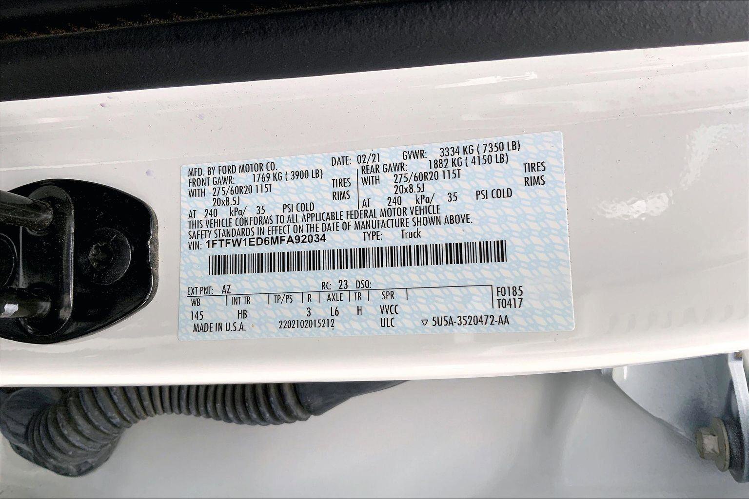 Used 2021 Ford F150 Lariat image 12