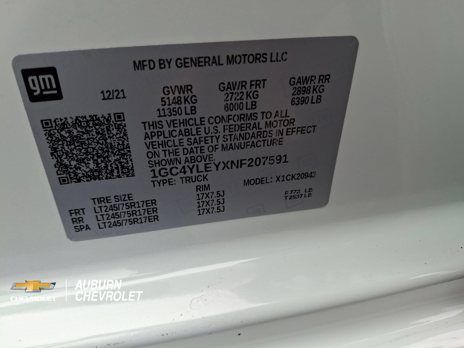 Certified 2022 Chevrolet Silverado 2500 W/T w/ WT Fleet Convenience Package AWD/4WD image 23