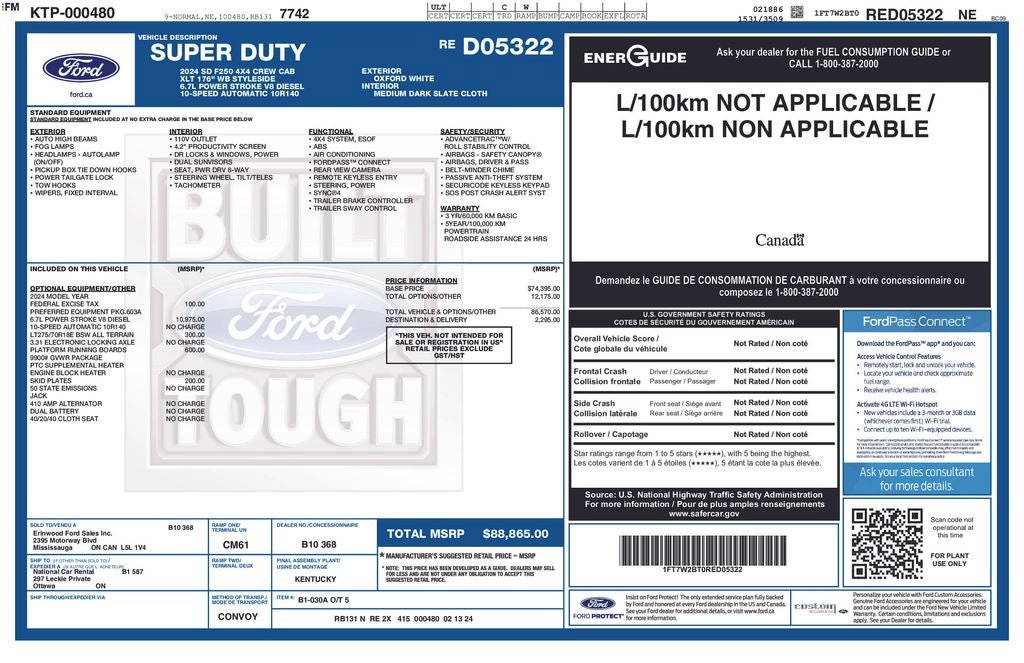 Used 2024 Ford F250 XLT AWD/4WD image 34