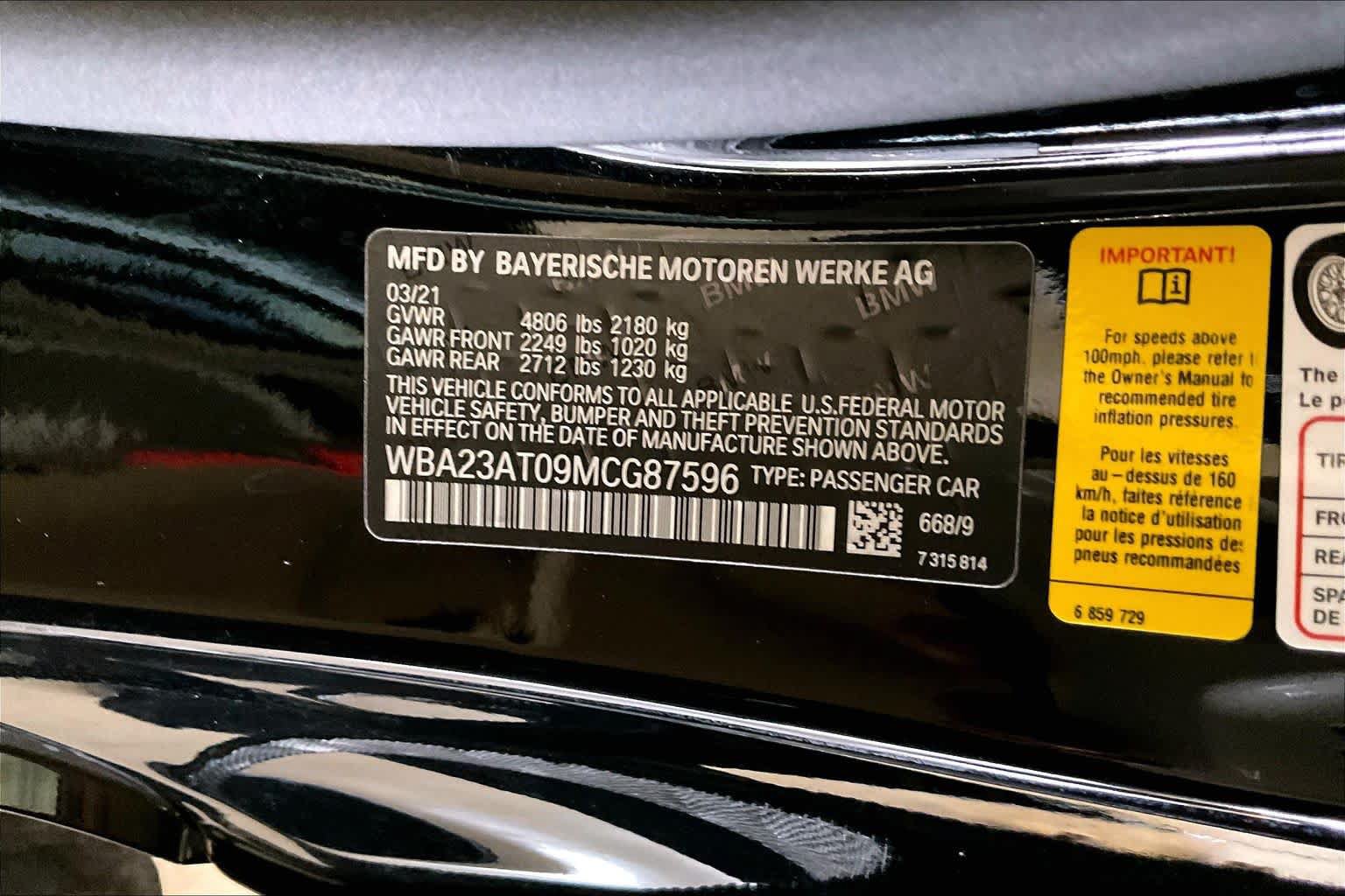 Used 2021 BMW 430i Convertible w/ Convenience Package RWD image 31