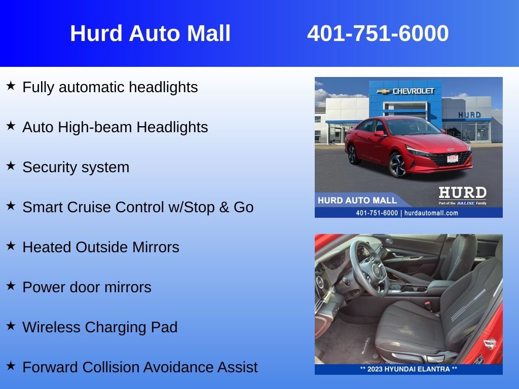 Used 2023 Hyundai Elantra SEL w/ Convenience Package FWD image 18