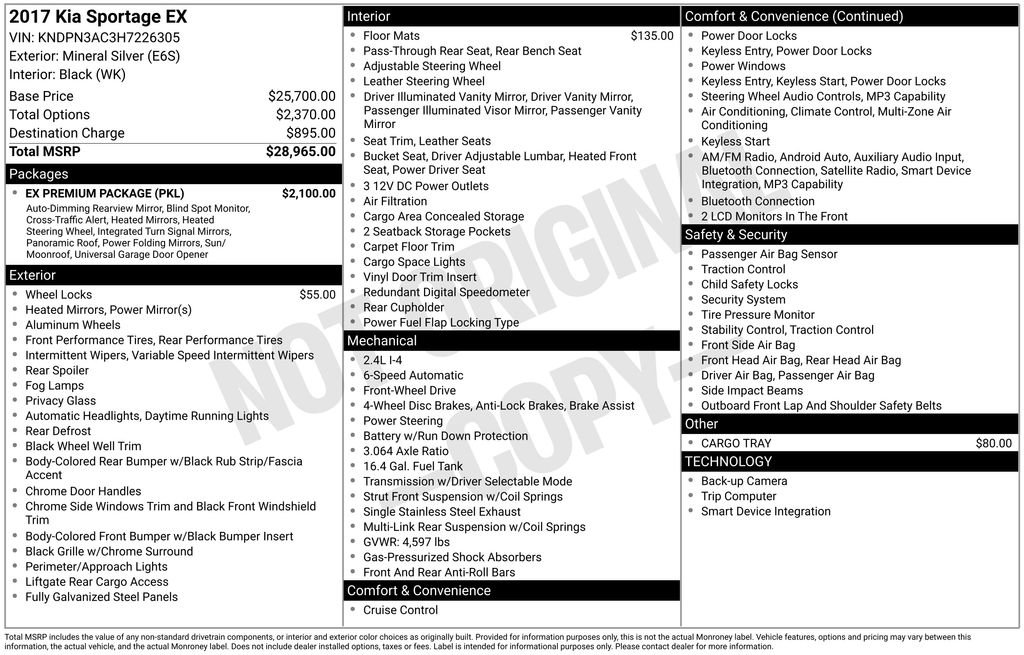 Used 2017 Kia Sportage EX w/ EX Premium Package image 36