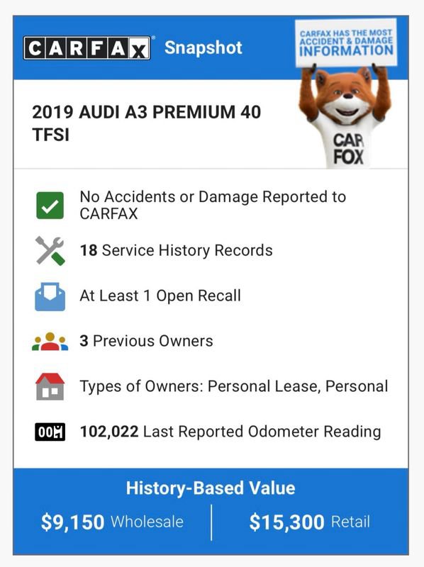 Used 2019 Audi A3 2.0T Titanium w/ Convenience Package FWD image 4