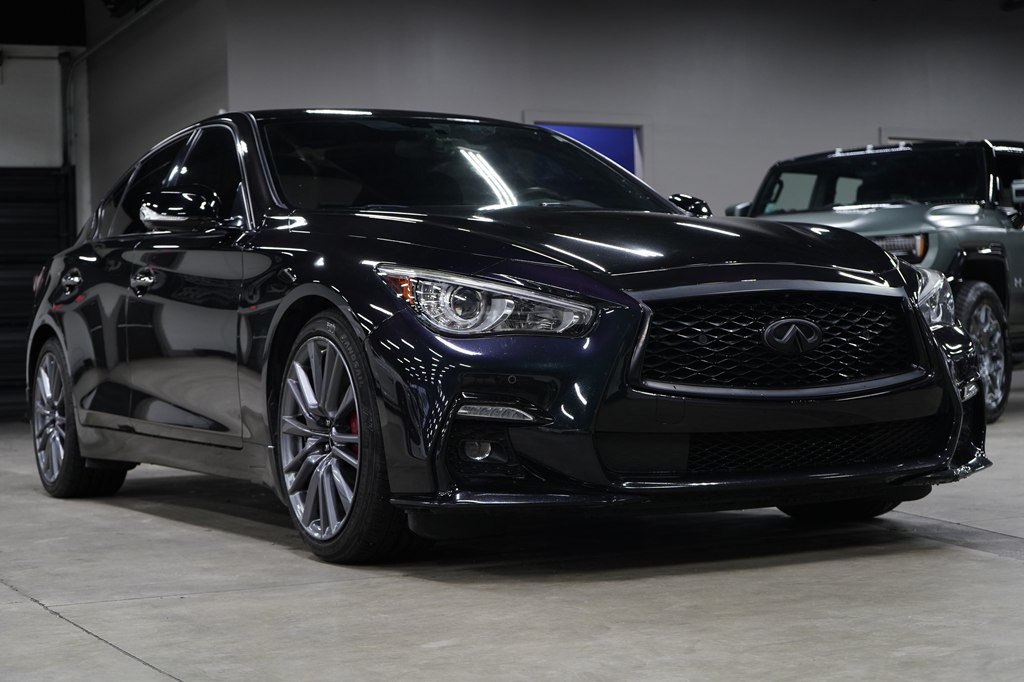 Used 2023 INFINITI Q50 Red Sport 400 w/ Black Opal Edition RWD image 7