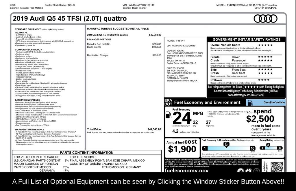 Used 2019 Audi Q5 2.0T Premium image 2
