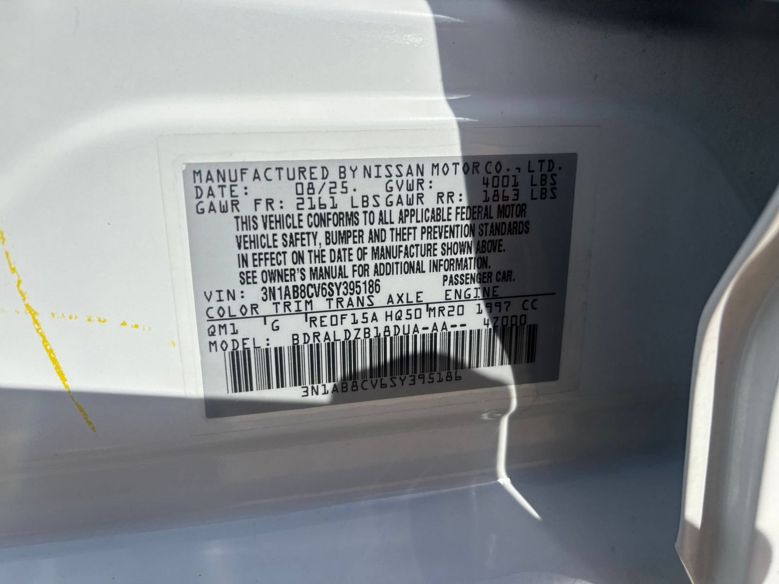 Used 2025 Nissan Sentra SV FWD image 26