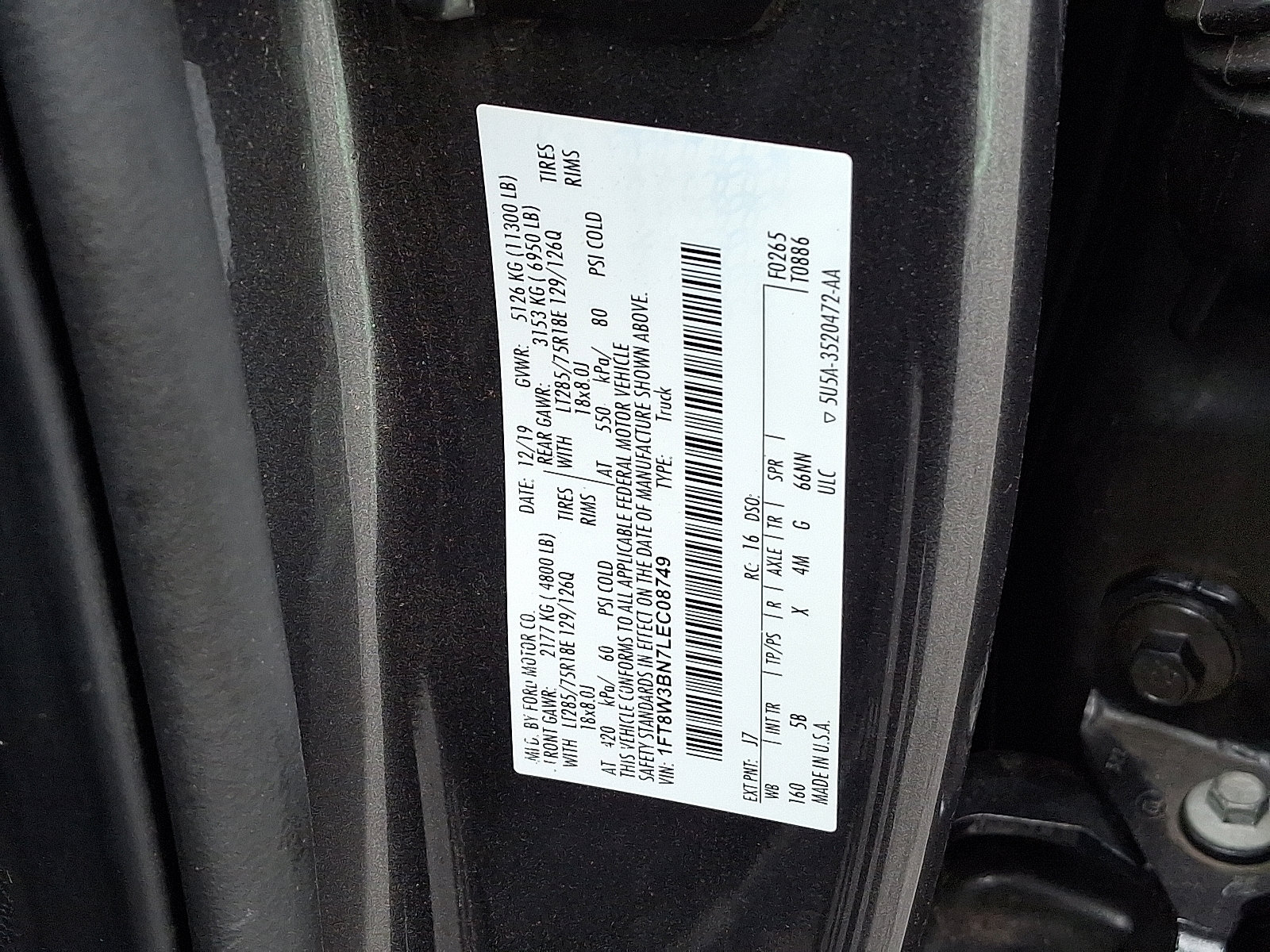 Certified 2020 Ford F350 Lariat image 28