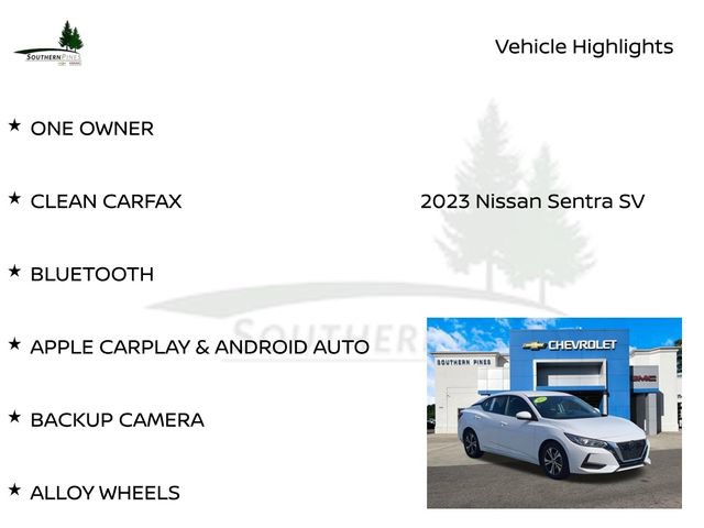 Used 2023 Nissan Sentra SV FWD image 9