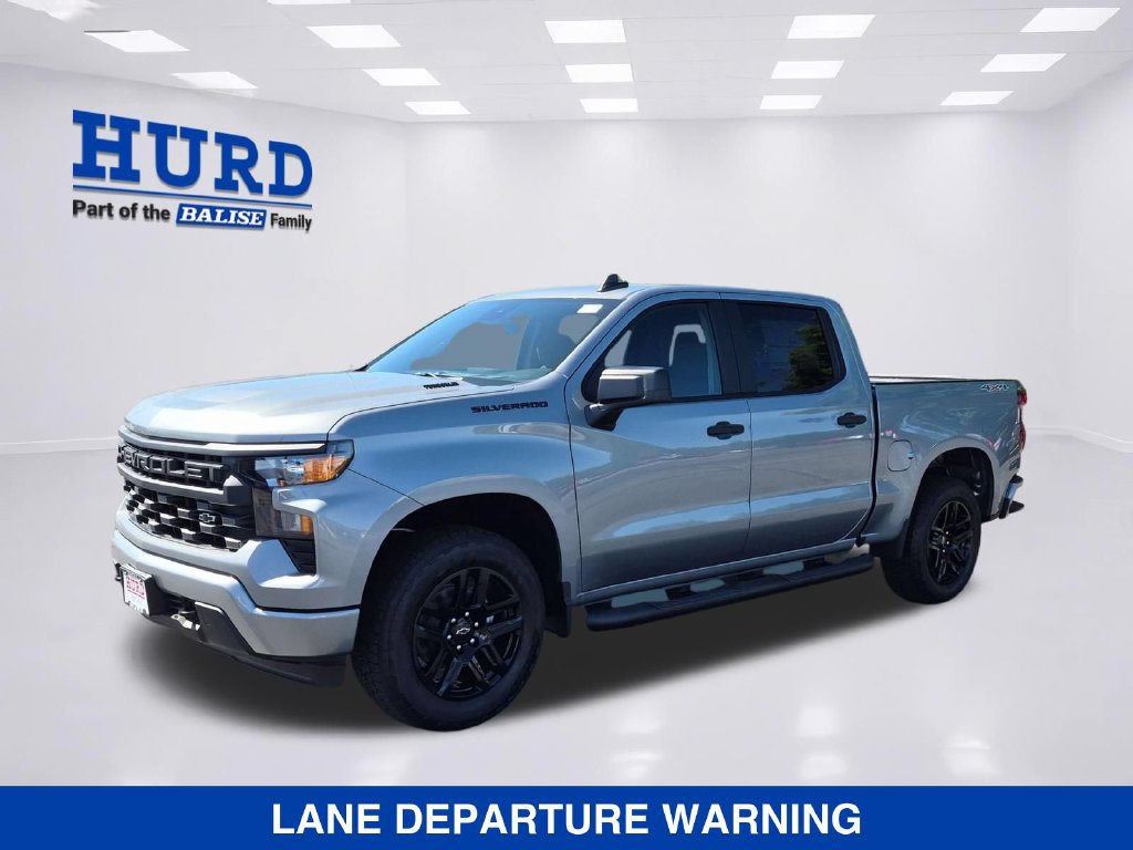 New 2026 Chevrolet Silverado 1500 Custom w/ Turbomax Blackout Package AWD/4WD image 8