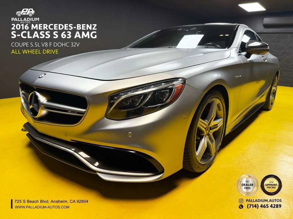 Used 2016 Mercedes-Benz S 63 AMG 4MATIC Coupe image 1