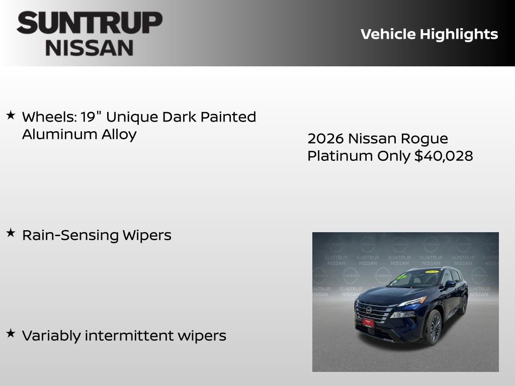 New 2026 Nissan Rogue Platinum w/ Tech Package AWD/4WD image 37