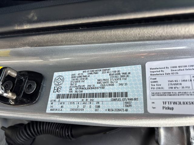 Used 2025 Ford F150 XLT w/ Equipment Group 301A Standard image 36