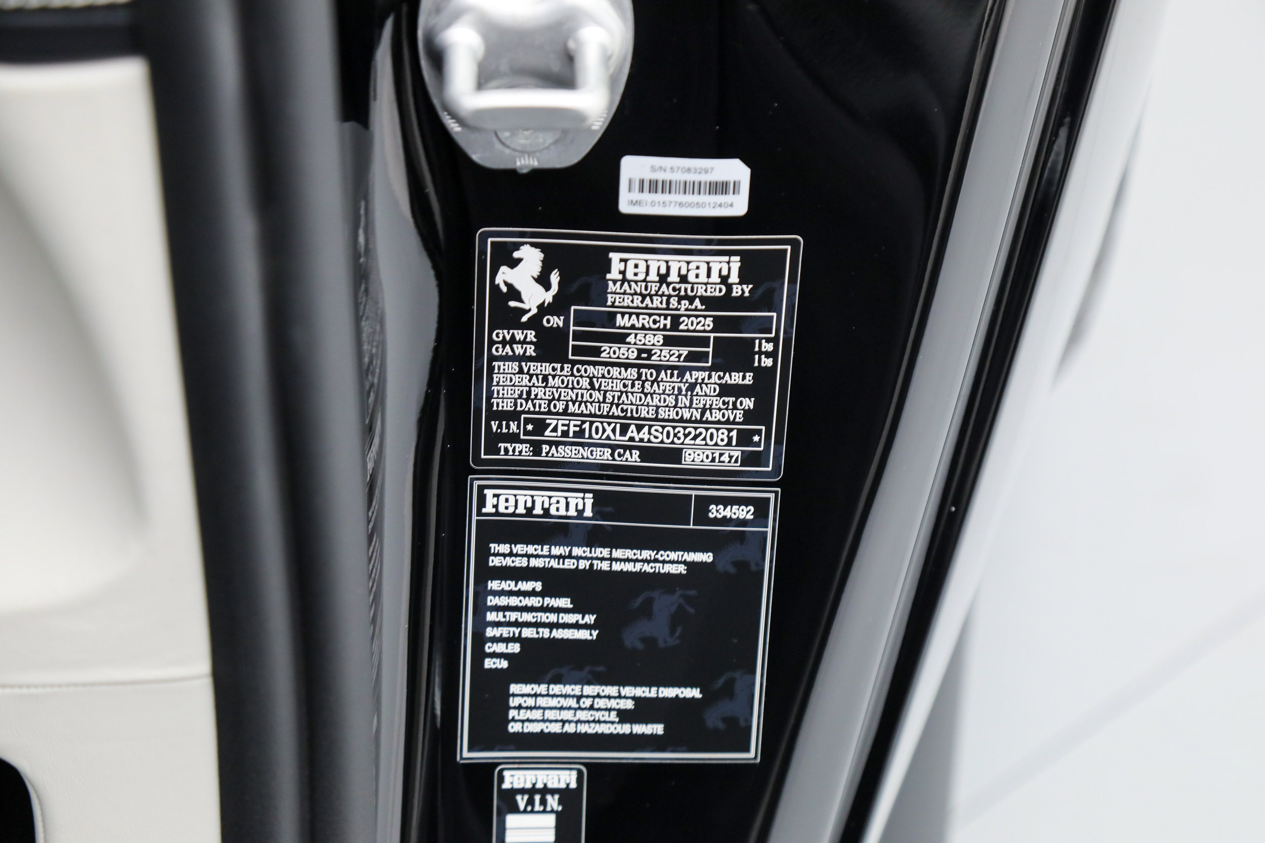 Certified 2025 Ferrari 12Cilindri RWD image 38