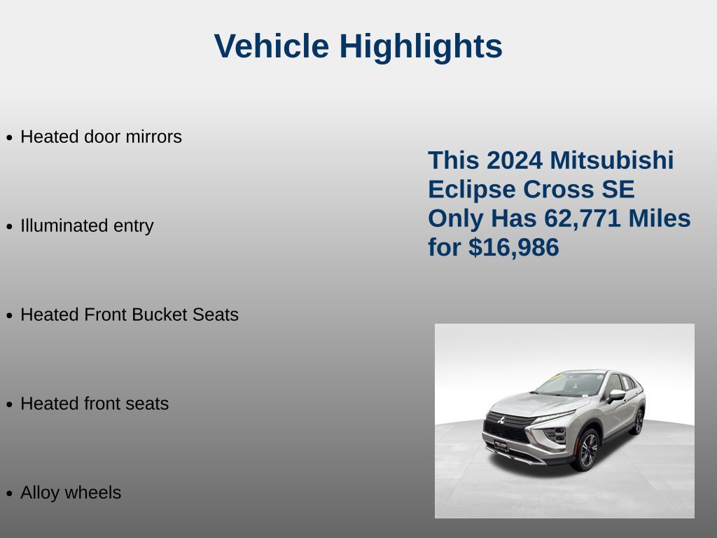 Used 2024 Mitsubishi Eclipse Cross SE AWD/4WD image 10