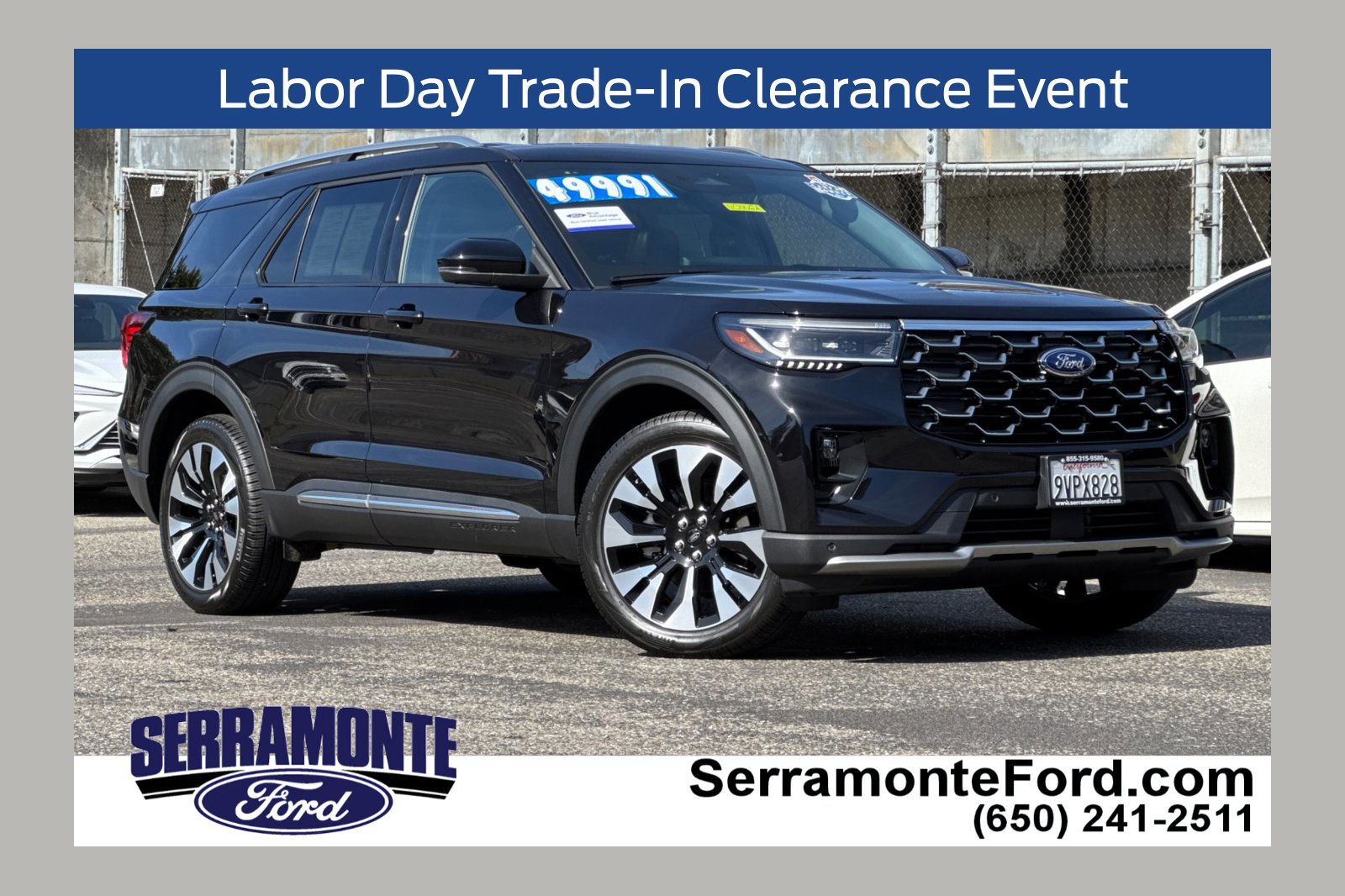 Certified 2026 Ford Explorer Platinum w/ LUX Leather Package AWD/4WD image 1
