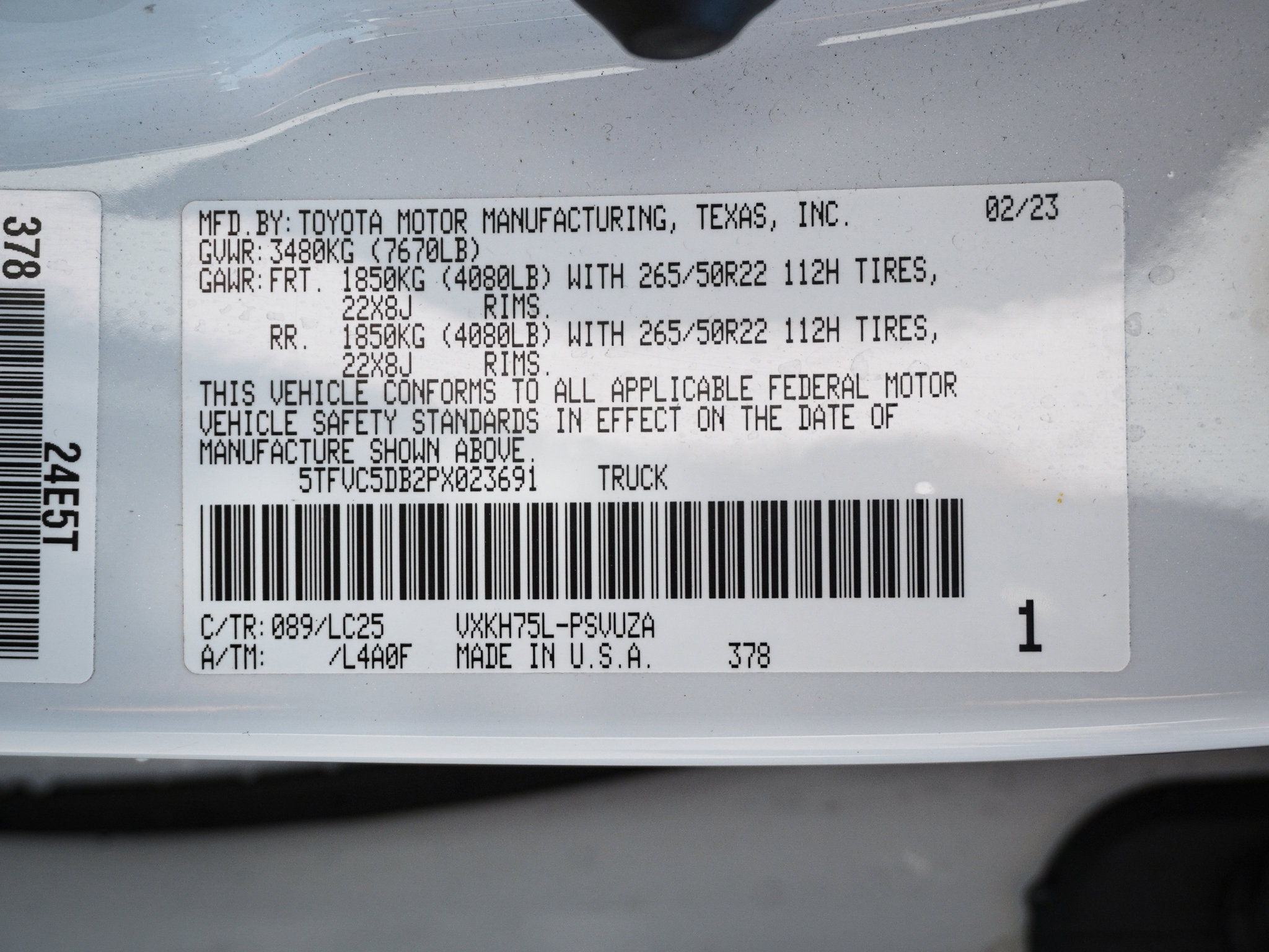 Used 2023 Toyota Tundra Capstone AWD/4WD image 38
