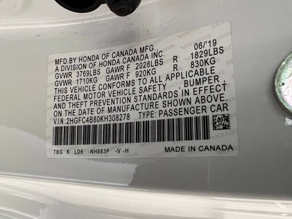 Used 2019 Honda Civic Sport image 35