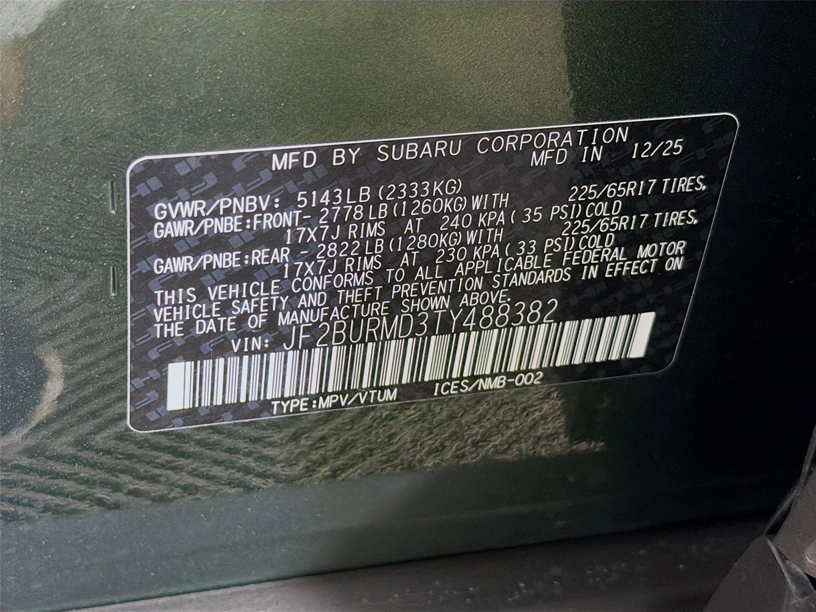 Used 2026 Subaru Outback Wilderness AWD/4WD image 41