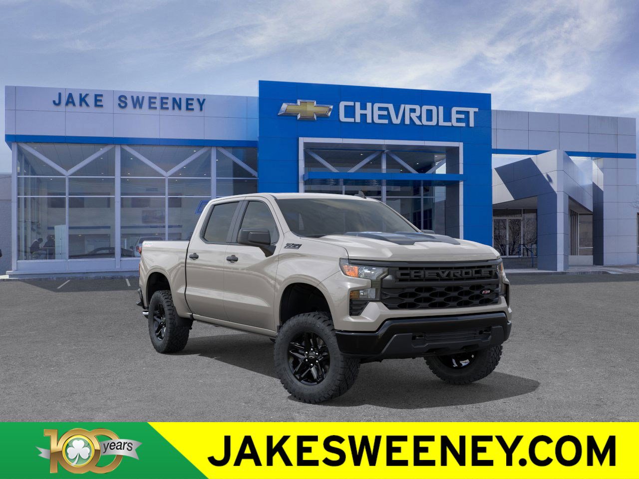 New 2026 Chevrolet Silverado 1500 Custom Trail Boss w/ Dark Appearance Package