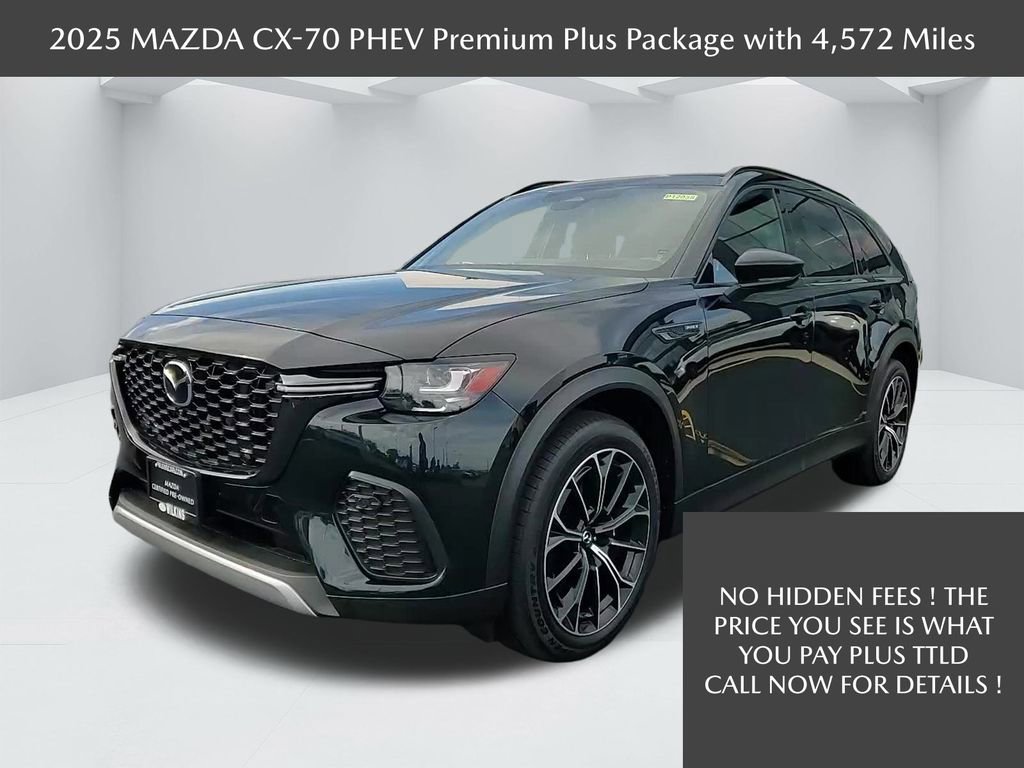 Certified 2025 MAZDA CX-70 Plug-In Hybrid w/ Premium Plus image 1