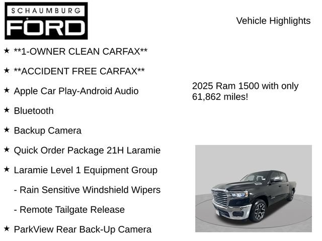 Used 2025 RAM 1500 Laramie AWD/4WD image 8