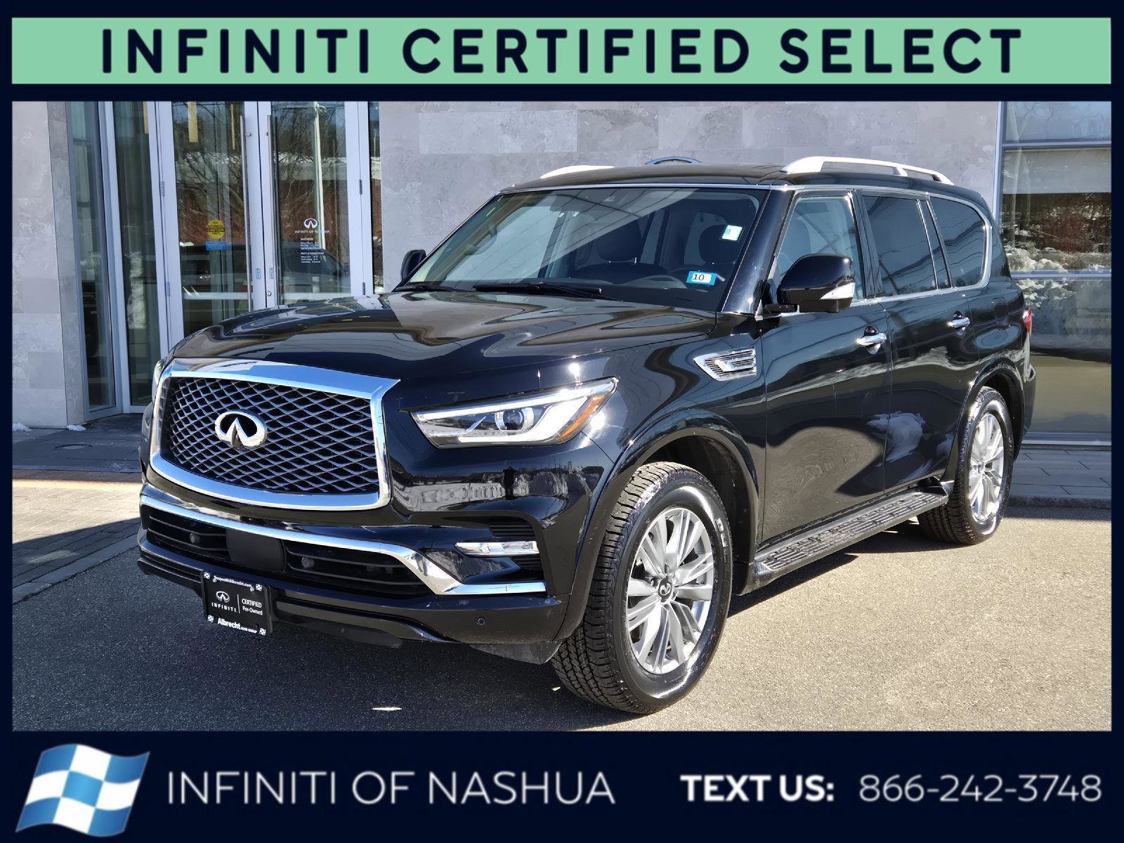 Certified 2021 INFINITI QX80 Luxe w/ All-Season Package
