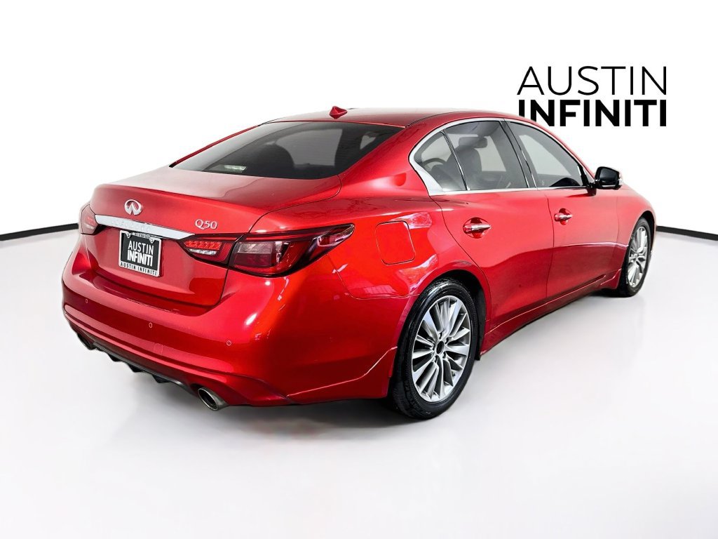 Certified 2023 INFINITI Q50 Luxe w/ Cargo Package RWD image 10