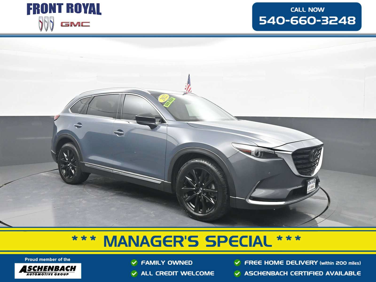 Used 2022 MAZDA CX-9 Carbon Edition AWD/4WD image 1