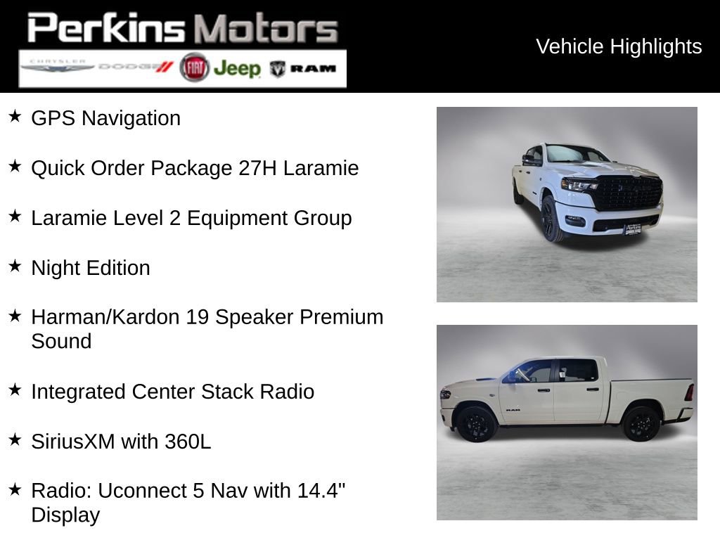 New 2026 RAM 1500 Laramie w/ Night Edition image 2