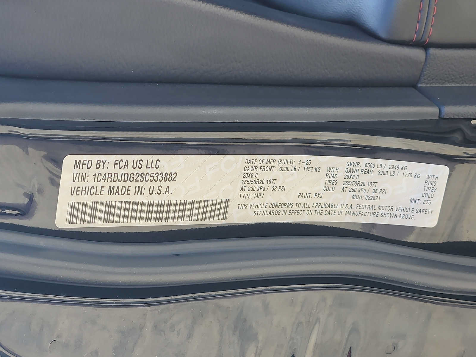 Certified 2025 Dodge Durango GT AWD/4WD image 26