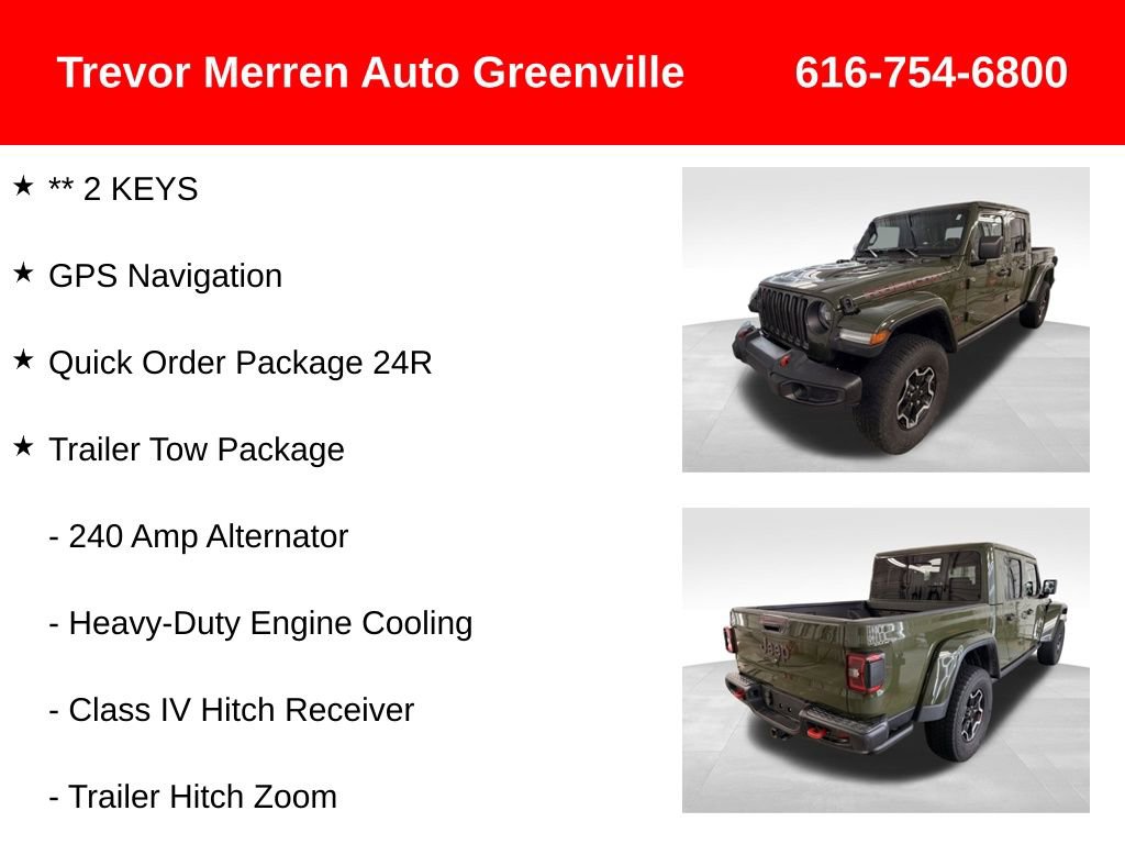 Used 2021 Jeep Gladiator Rubicon AWD/4WD image 20