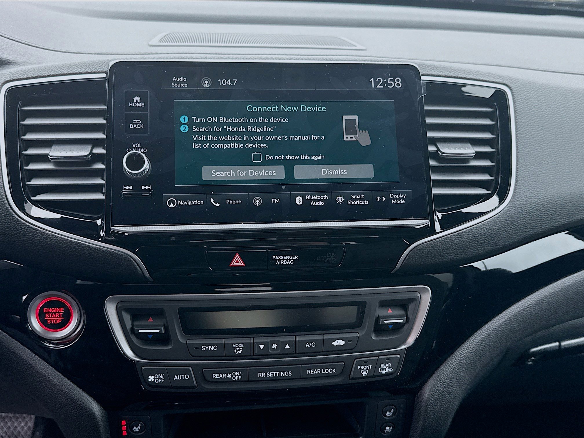New 2026 Honda Ridgeline Black Edition image 12