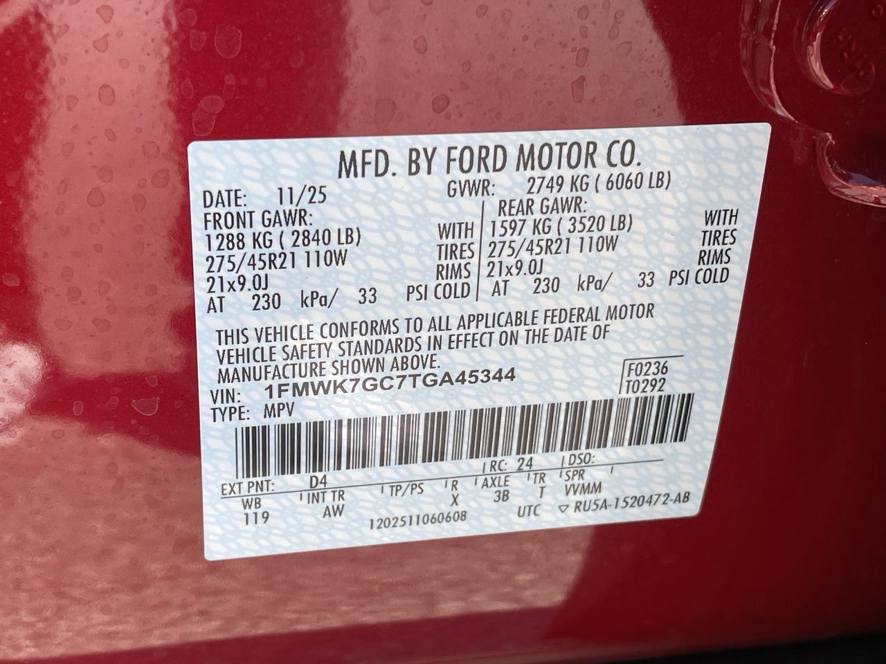New 2026 Ford Explorer ST w/ Sun And Sound Package RWD image 37