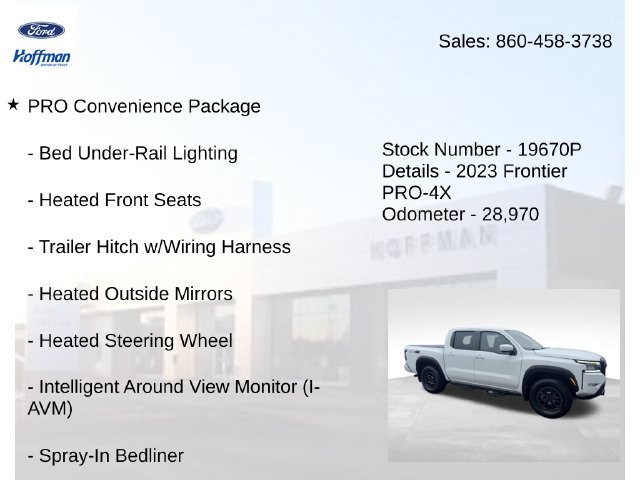 Used 2023 Nissan Frontier PRO-4X w/ Pro-4X Premium Package AWD/4WD image 5