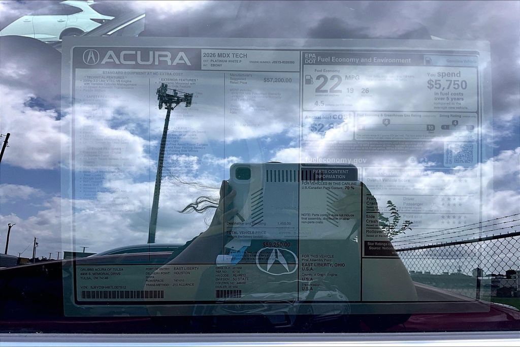 New 2026 Acura MDX w/ Technology Package FWD image 30